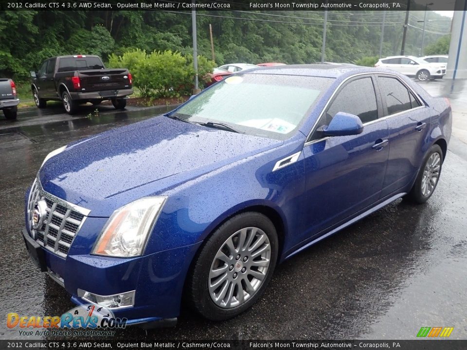 2012 Cadillac CTS 4 3.6 AWD Sedan Opulent Blue Metallic / Cashmere/Cocoa Photo #7