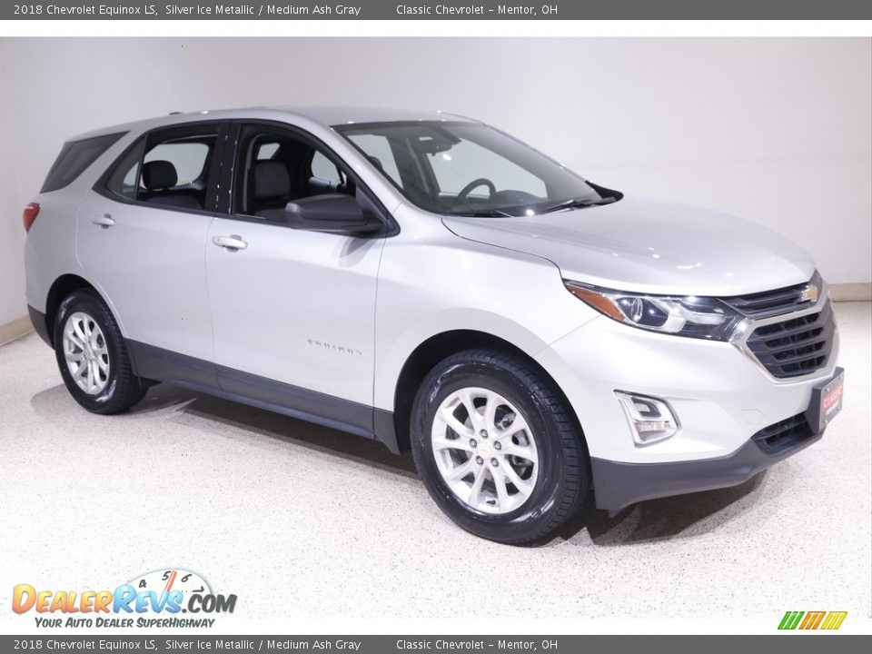 2018 Chevrolet Equinox LS Silver Ice Metallic / Medium Ash Gray Photo #1