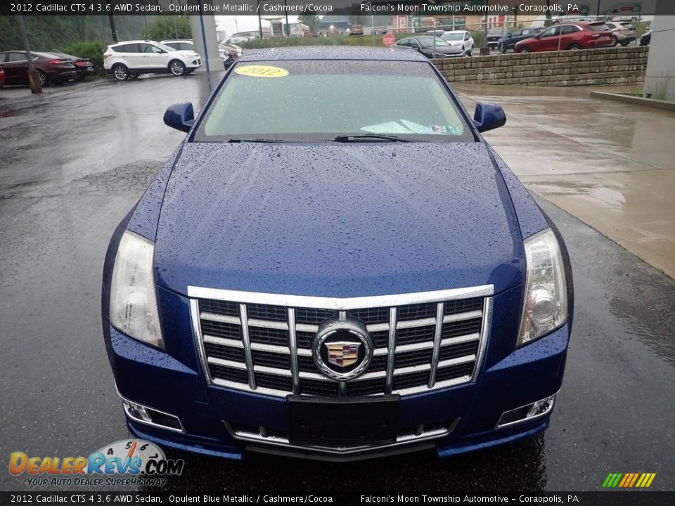 2012 Cadillac CTS 4 3.6 AWD Sedan Opulent Blue Metallic / Cashmere/Cocoa Photo #8