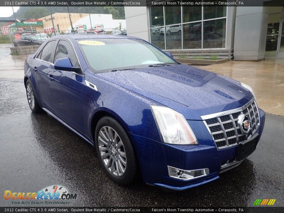 2012 Cadillac CTS 4 3.6 AWD Sedan Opulent Blue Metallic / Cashmere/Cocoa Photo #9