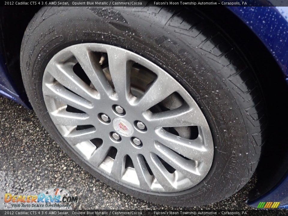 2012 Cadillac CTS 4 3.6 AWD Sedan Opulent Blue Metallic / Cashmere/Cocoa Photo #10