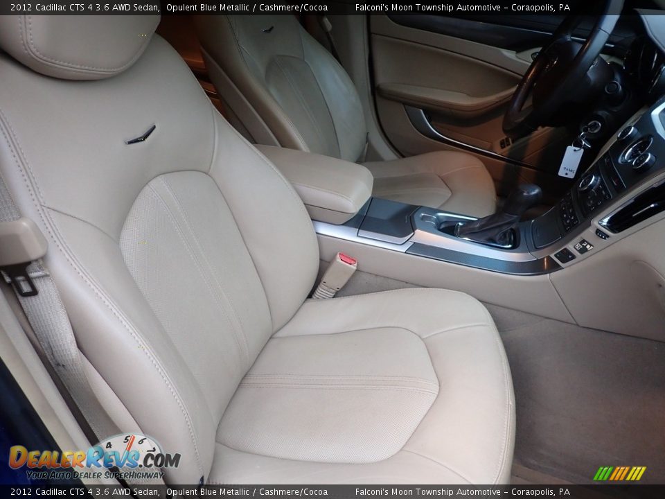 2012 Cadillac CTS 4 3.6 AWD Sedan Opulent Blue Metallic / Cashmere/Cocoa Photo #11