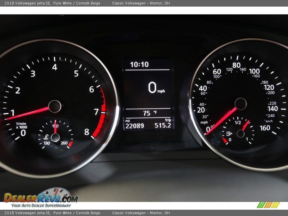 2018 Volkswagen Jetta SE Gauges Photo #8
