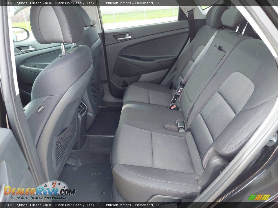 Rear Seat of 2018 Hyundai Tucson Value Photo #12