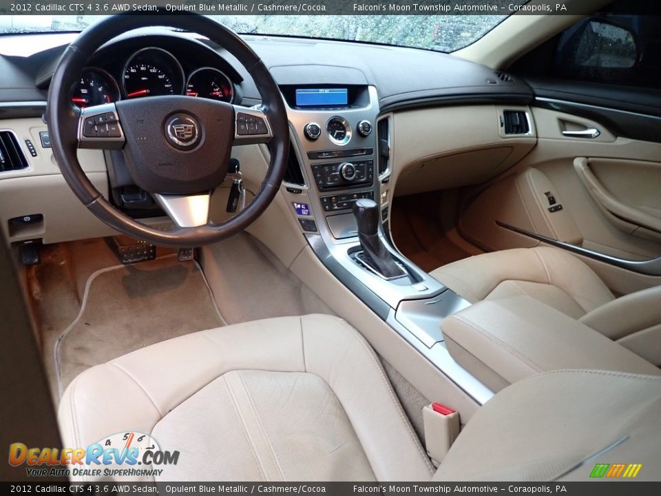 2012 Cadillac CTS 4 3.6 AWD Sedan Opulent Blue Metallic / Cashmere/Cocoa Photo #20