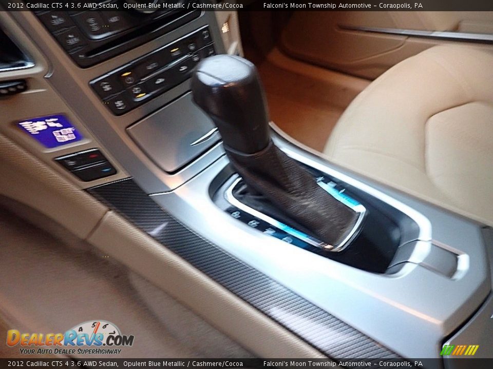 2012 Cadillac CTS 4 3.6 AWD Sedan Opulent Blue Metallic / Cashmere/Cocoa Photo #23