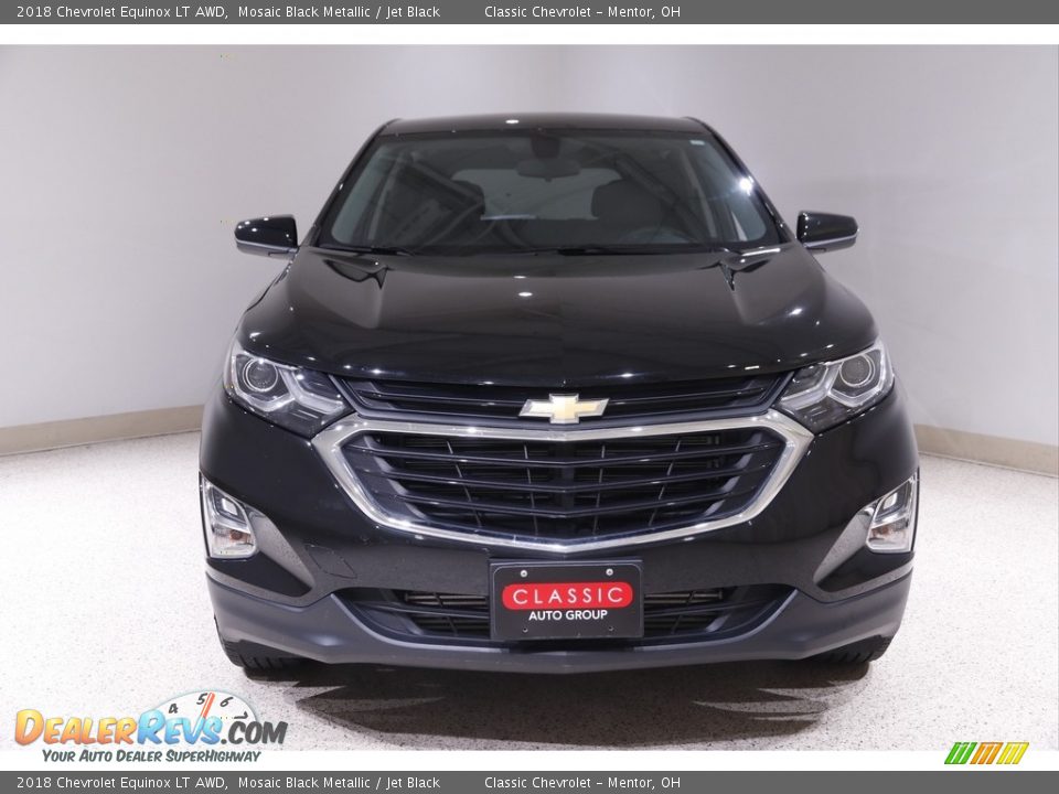 2018 Chevrolet Equinox LT AWD Mosaic Black Metallic / Jet Black Photo #2