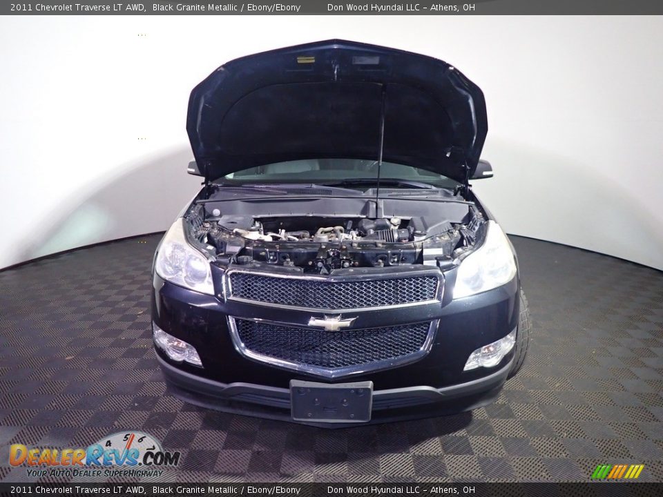 2011 Chevrolet Traverse LT AWD Black Granite Metallic / Ebony/Ebony Photo #5