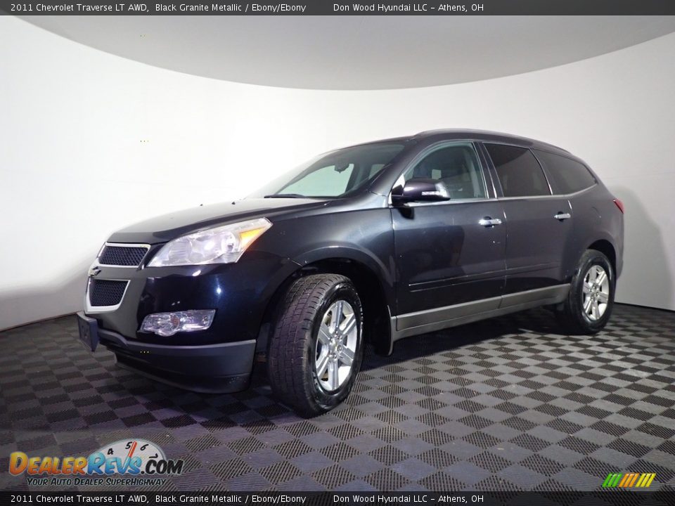 2011 Chevrolet Traverse LT AWD Black Granite Metallic / Ebony/Ebony Photo #7