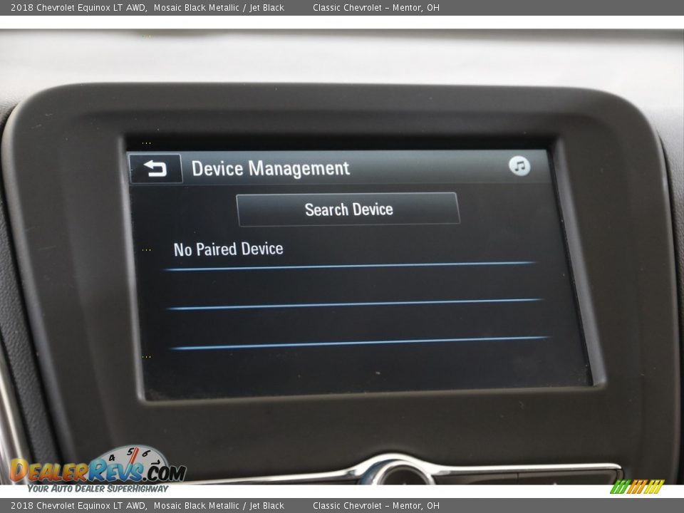 2018 Chevrolet Equinox LT AWD Mosaic Black Metallic / Jet Black Photo #11