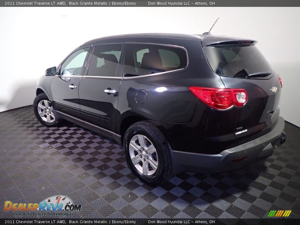 2011 Chevrolet Traverse LT AWD Black Granite Metallic / Ebony/Ebony Photo #10