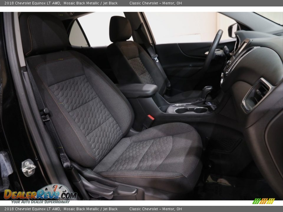 2018 Chevrolet Equinox LT AWD Mosaic Black Metallic / Jet Black Photo #13