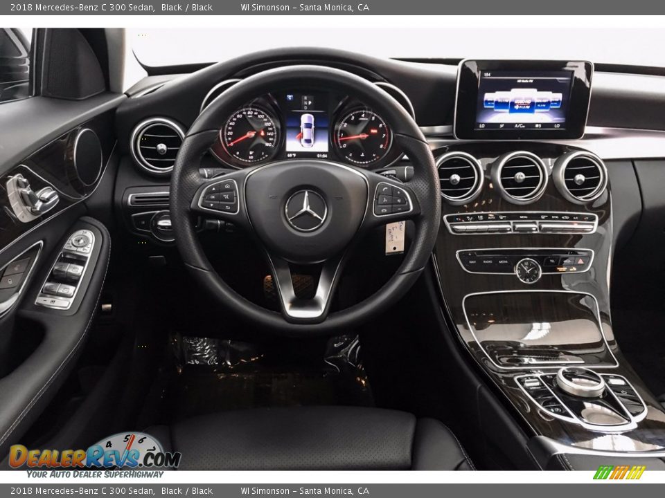 2018 Mercedes-Benz C 300 Sedan Black / Black Photo #4