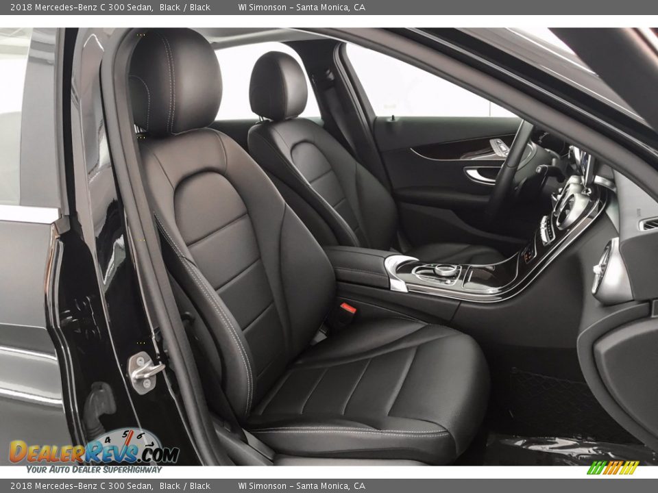 2018 Mercedes-Benz C 300 Sedan Black / Black Photo #6