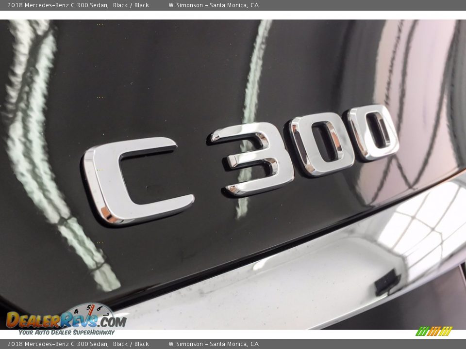 2018 Mercedes-Benz C 300 Sedan Black / Black Photo #7