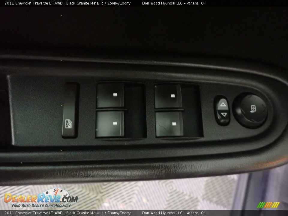2011 Chevrolet Traverse LT AWD Black Granite Metallic / Ebony/Ebony Photo #20