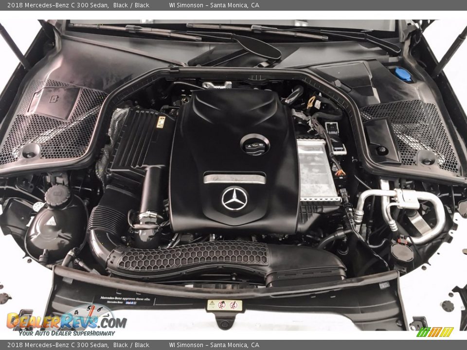 2018 Mercedes-Benz C 300 Sedan Black / Black Photo #9