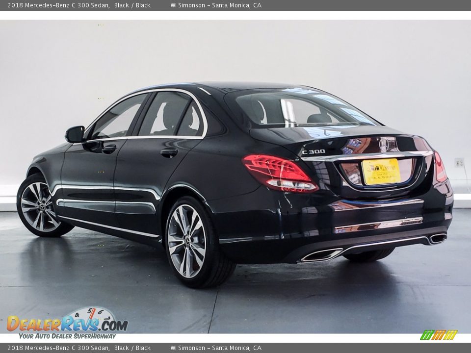 2018 Mercedes-Benz C 300 Sedan Black / Black Photo #10