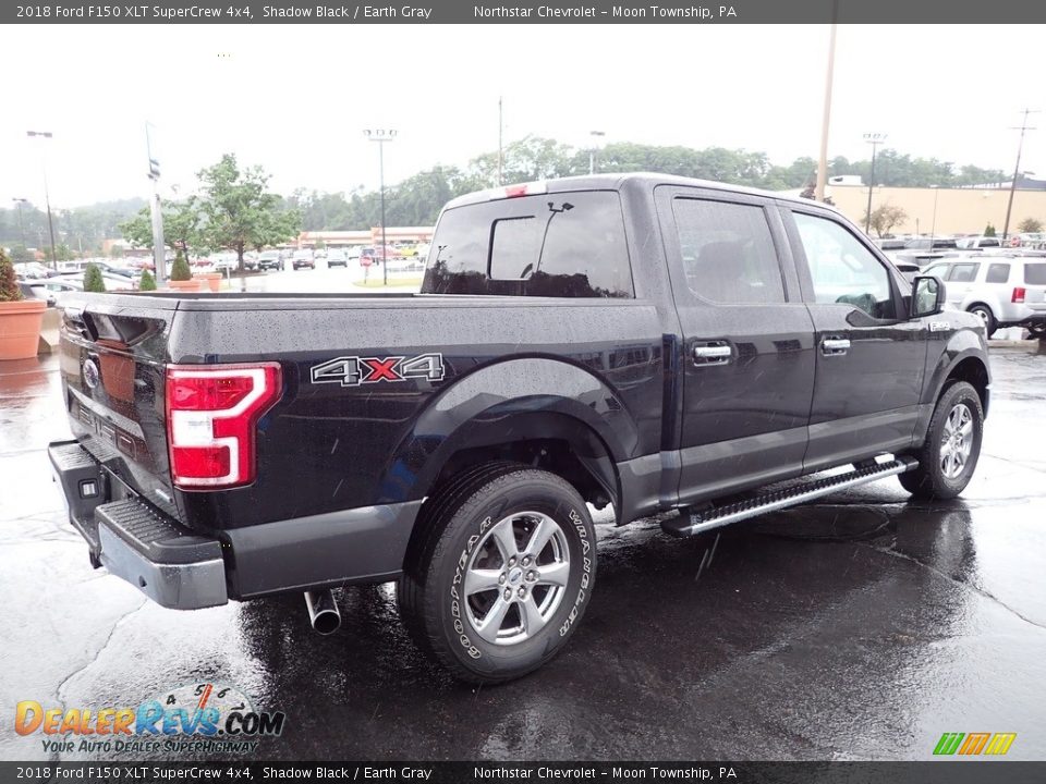 2018 Ford F150 XLT SuperCrew 4x4 Shadow Black / Earth Gray Photo #8