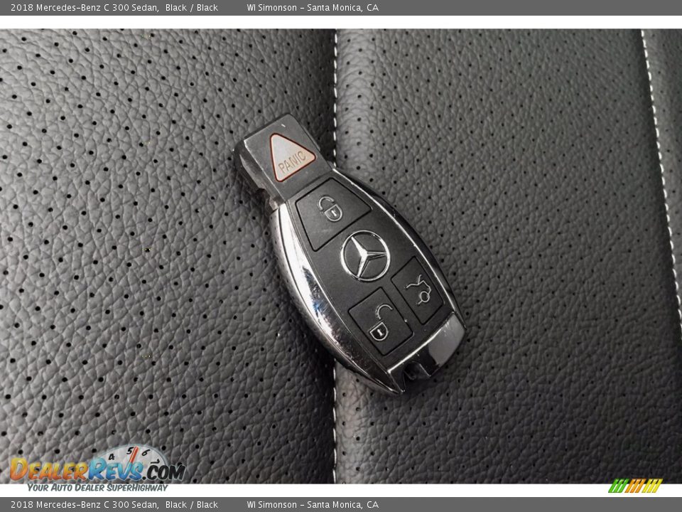 2018 Mercedes-Benz C 300 Sedan Black / Black Photo #11