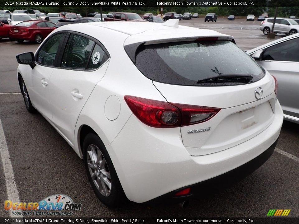 2014 Mazda MAZDA3 i Grand Touring 5 Door Snowflake White Pearl / Black Photo #2