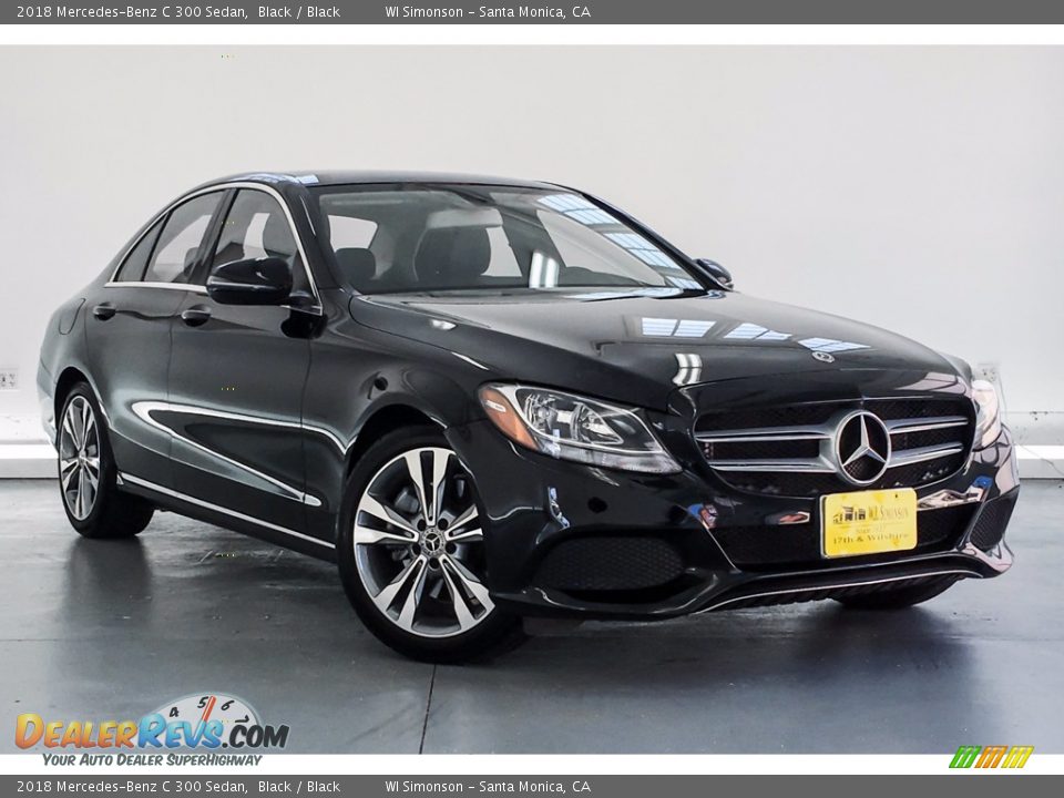 2018 Mercedes-Benz C 300 Sedan Black / Black Photo #12