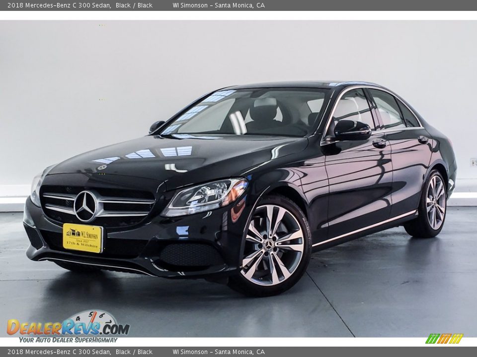 2018 Mercedes-Benz C 300 Sedan Black / Black Photo #13