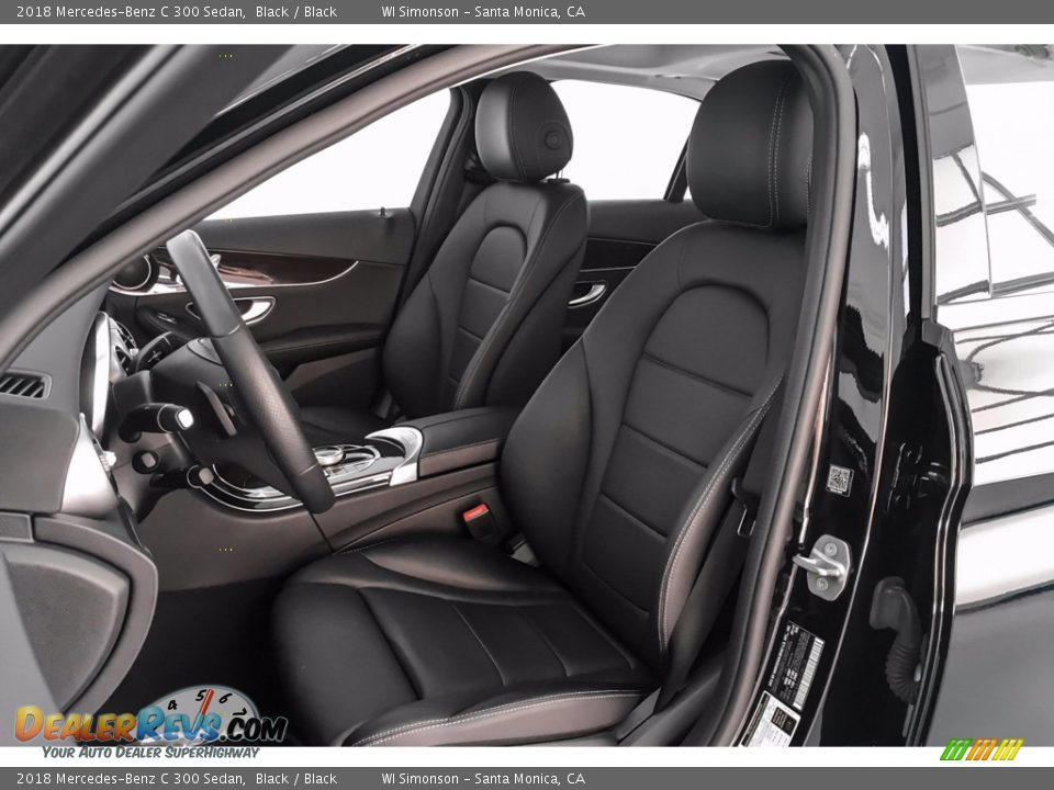 2018 Mercedes-Benz C 300 Sedan Black / Black Photo #14