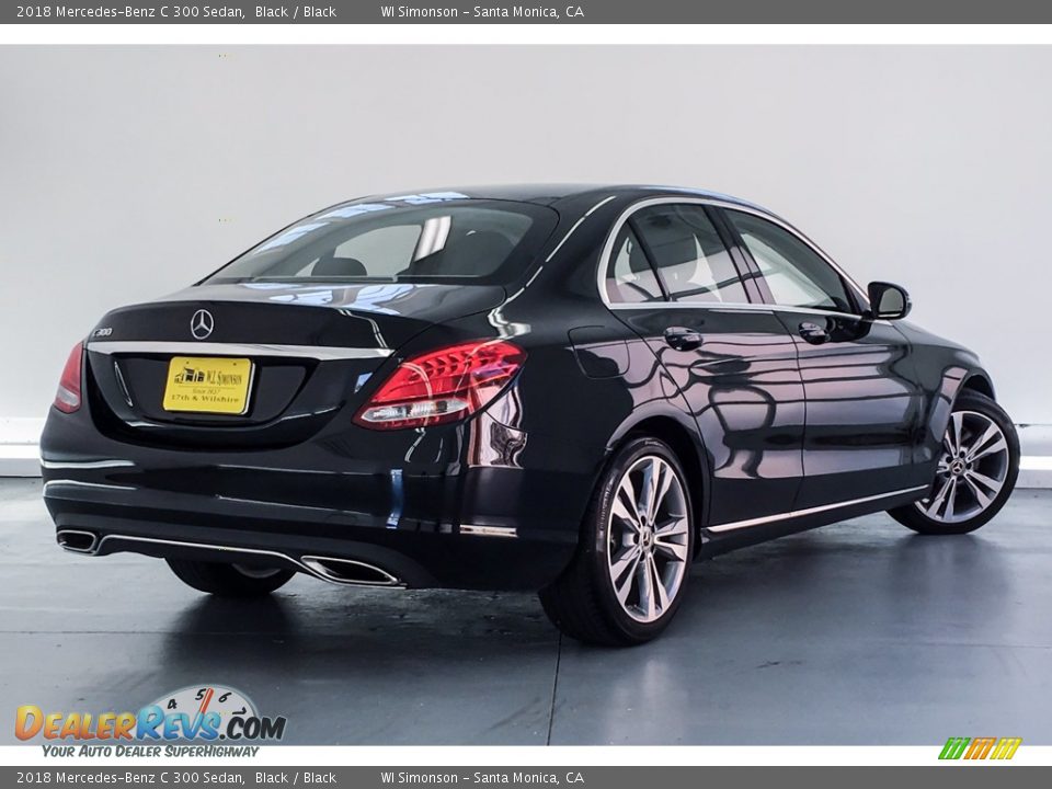 2018 Mercedes-Benz C 300 Sedan Black / Black Photo #16