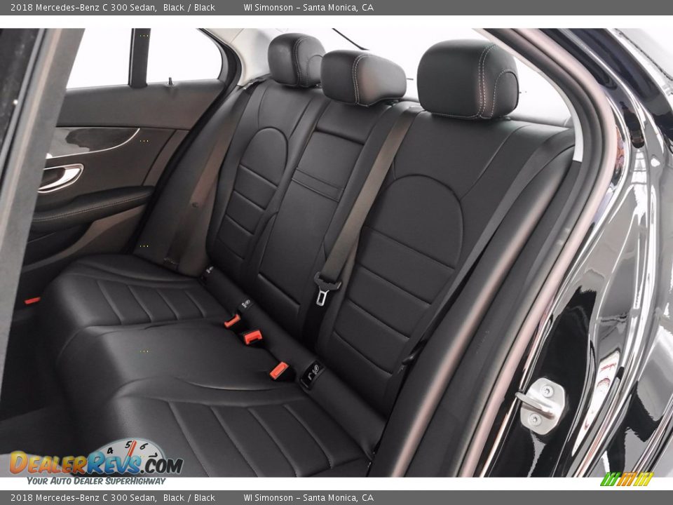 2018 Mercedes-Benz C 300 Sedan Black / Black Photo #17