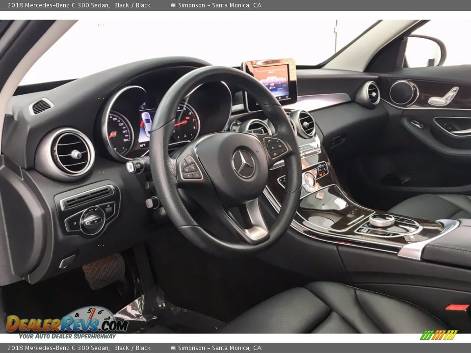2018 Mercedes-Benz C 300 Sedan Black / Black Photo #20