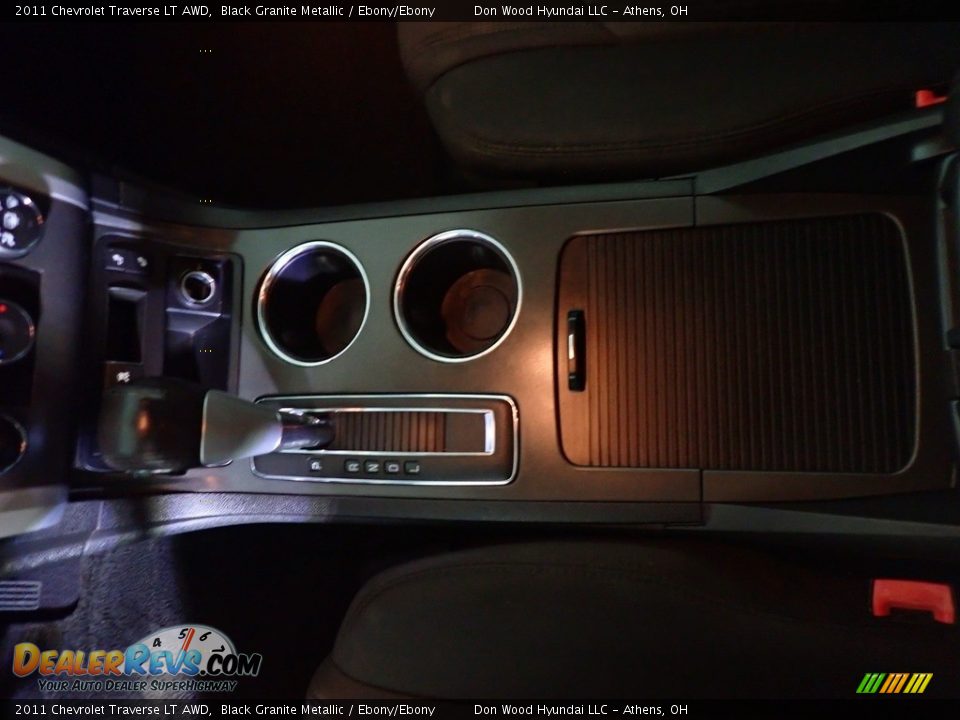 2011 Chevrolet Traverse LT AWD Black Granite Metallic / Ebony/Ebony Photo #34