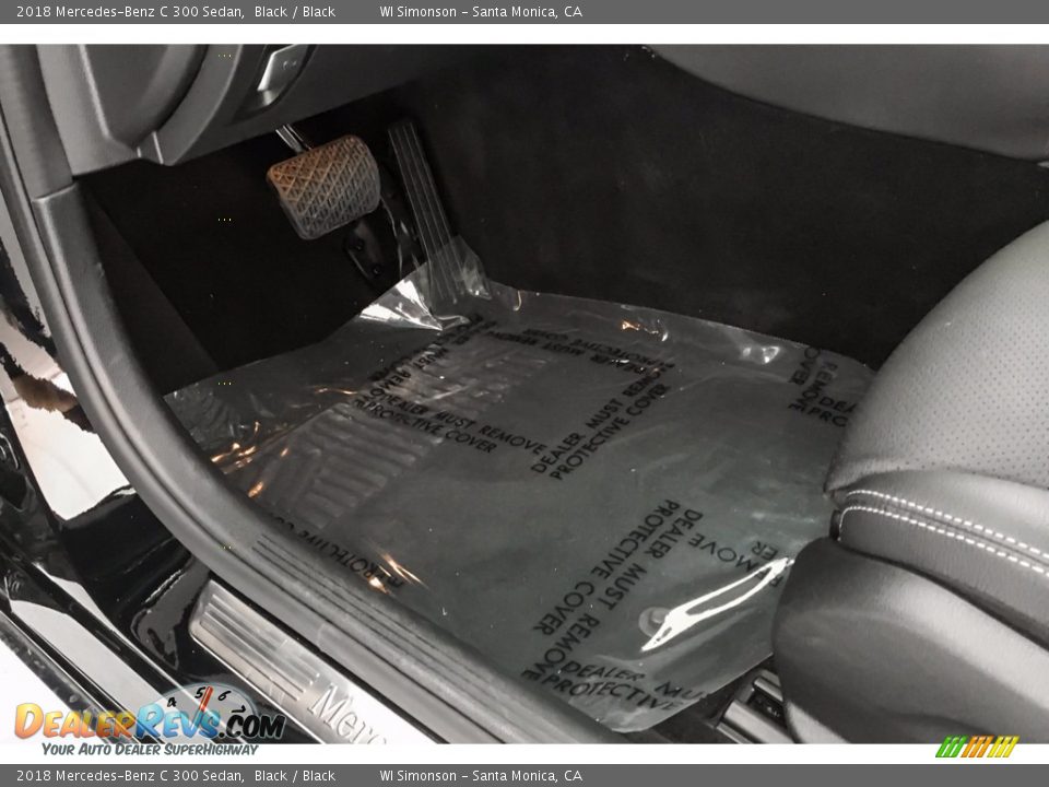 2018 Mercedes-Benz C 300 Sedan Black / Black Photo #22
