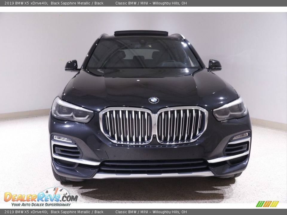 2019 BMW X5 xDrive40i Black Sapphire Metallic / Black Photo #2