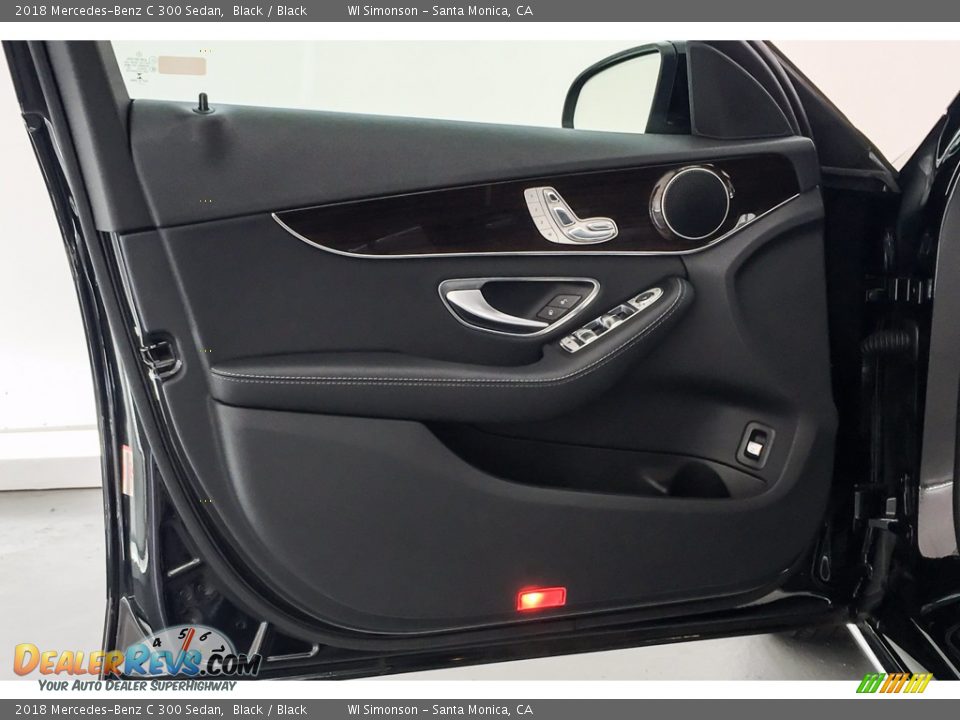 2018 Mercedes-Benz C 300 Sedan Black / Black Photo #24