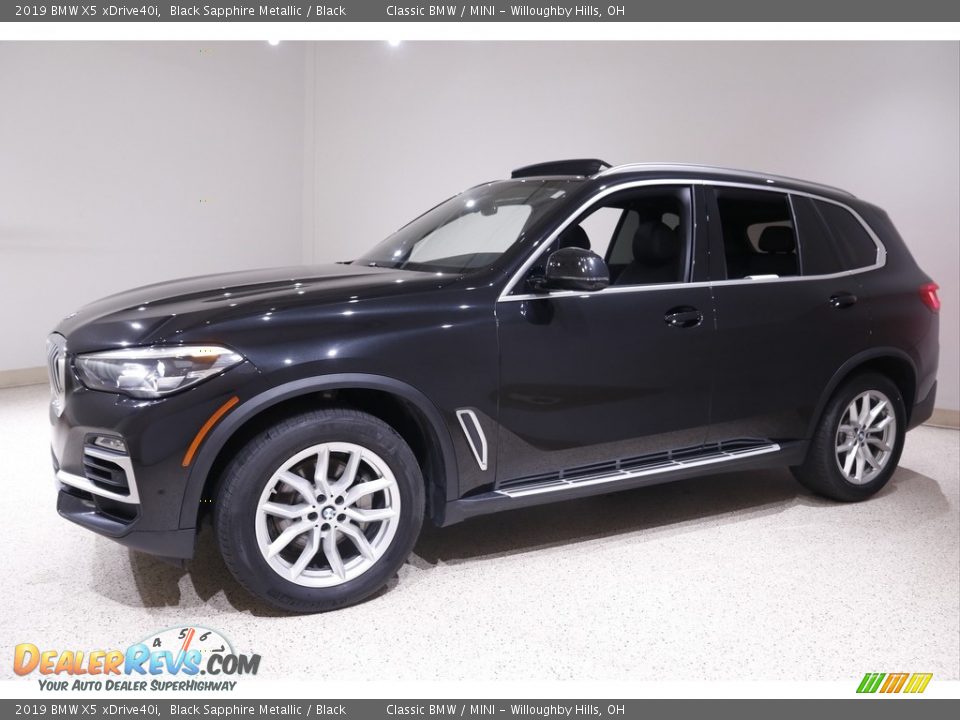 2019 BMW X5 xDrive40i Black Sapphire Metallic / Black Photo #3