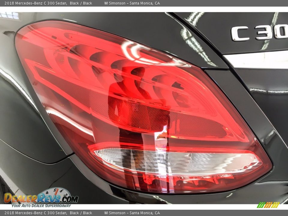 2018 Mercedes-Benz C 300 Sedan Black / Black Photo #25