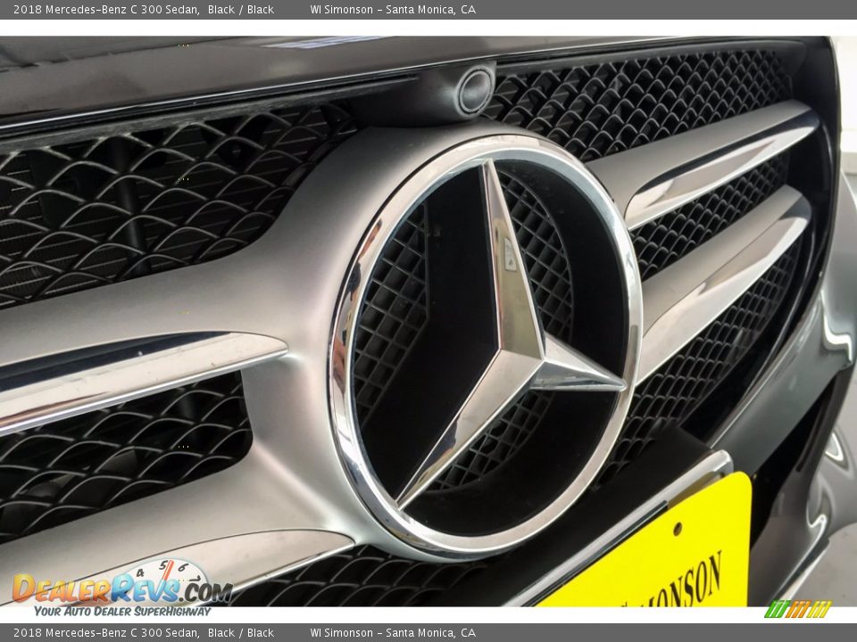 2018 Mercedes-Benz C 300 Sedan Black / Black Photo #33