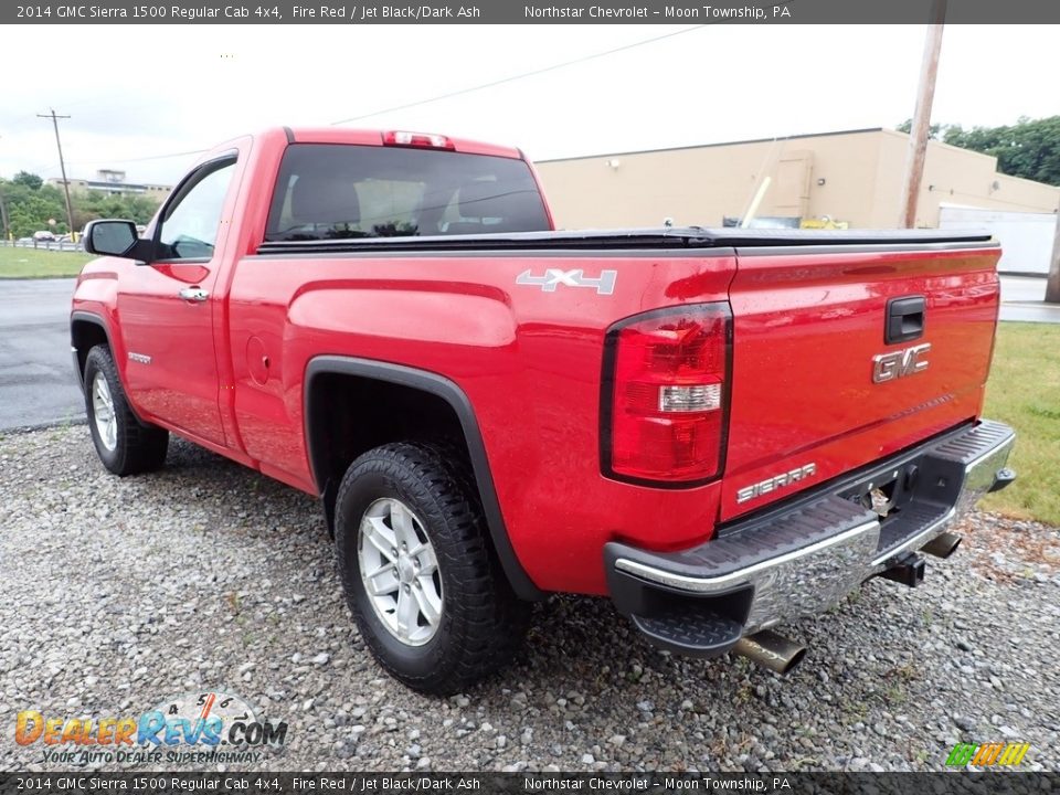 2014 GMC Sierra 1500 Regular Cab 4x4 Fire Red / Jet Black/Dark Ash Photo #2