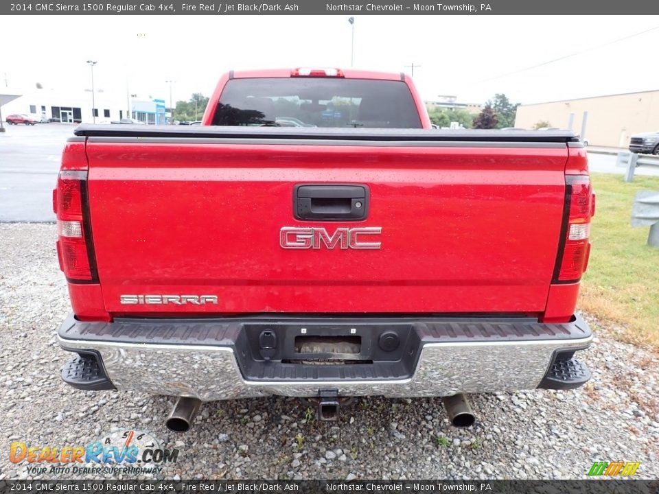 2014 GMC Sierra 1500 Regular Cab 4x4 Fire Red / Jet Black/Dark Ash Photo #3