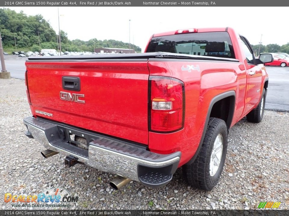 2014 GMC Sierra 1500 Regular Cab 4x4 Fire Red / Jet Black/Dark Ash Photo #4