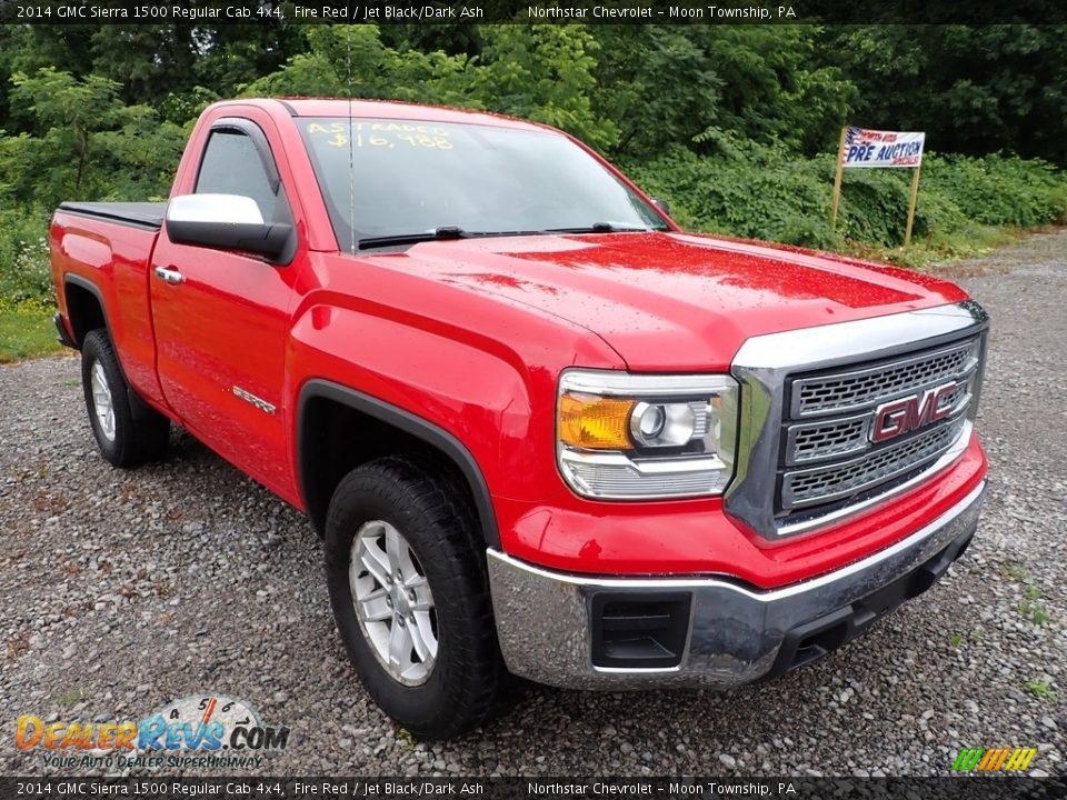 2014 GMC Sierra 1500 Regular Cab 4x4 Fire Red / Jet Black/Dark Ash Photo #5