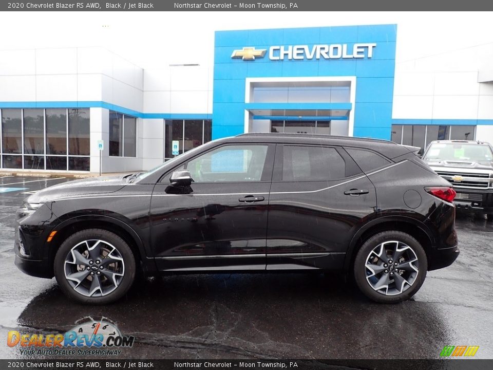 Black 2020 Chevrolet Blazer RS AWD Photo #3