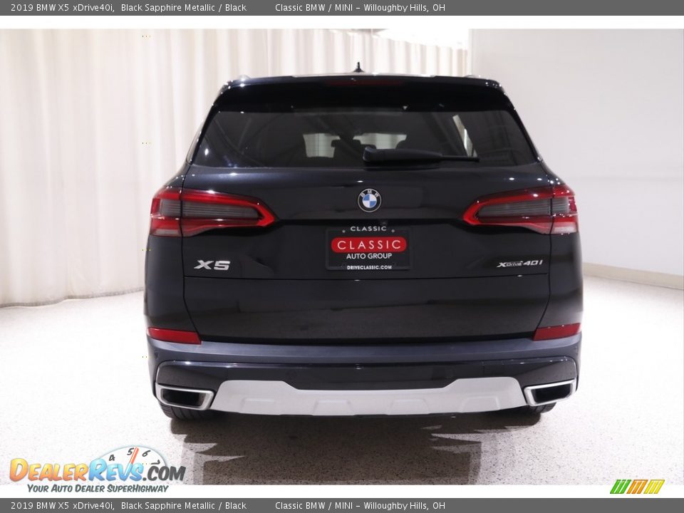 2019 BMW X5 xDrive40i Black Sapphire Metallic / Black Photo #21