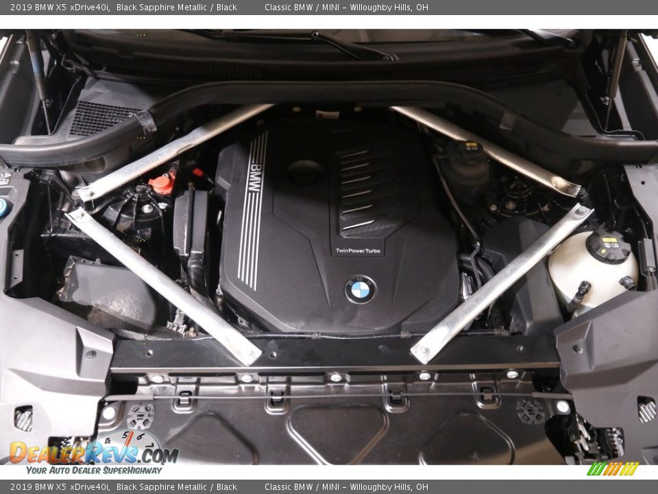2019 BMW X5 xDrive40i Black Sapphire Metallic / Black Photo #22