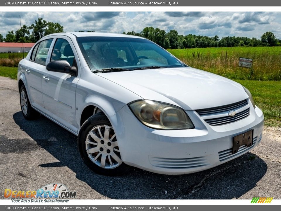 2009 Chevrolet Cobalt LS Sedan Summit White / Gray Photo #1