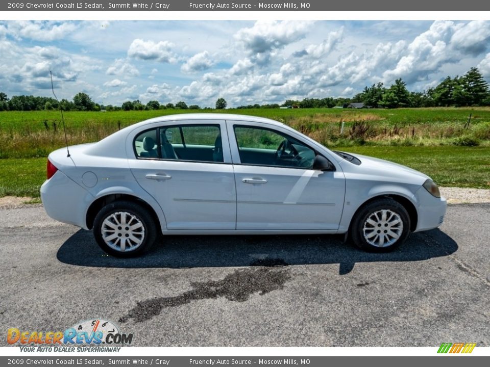 2009 Chevrolet Cobalt LS Sedan Summit White / Gray Photo #3