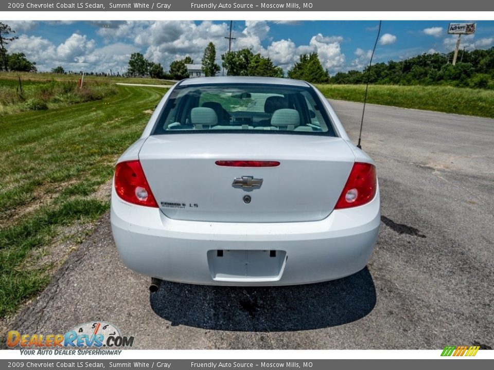 2009 Chevrolet Cobalt LS Sedan Summit White / Gray Photo #5