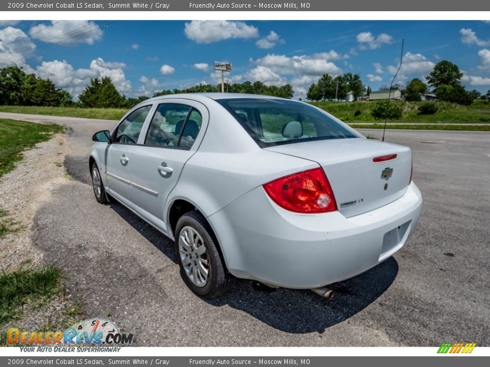 2009 Chevrolet Cobalt LS Sedan Summit White / Gray Photo #6