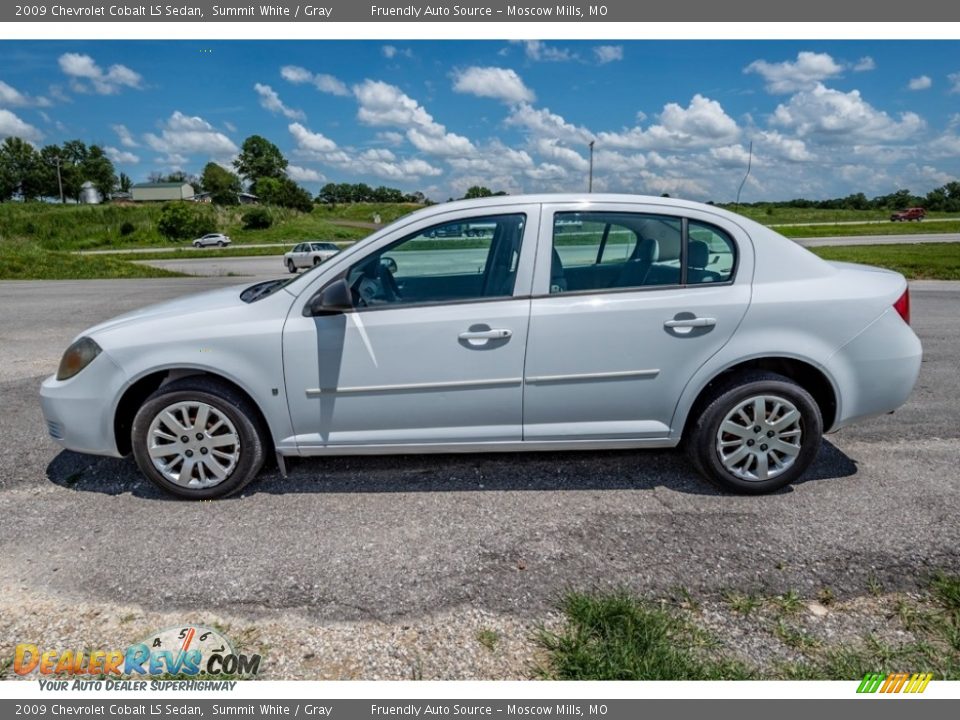 2009 Chevrolet Cobalt LS Sedan Summit White / Gray Photo #7